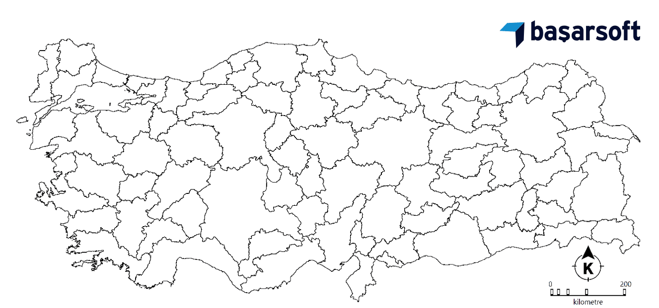 Türkiye map