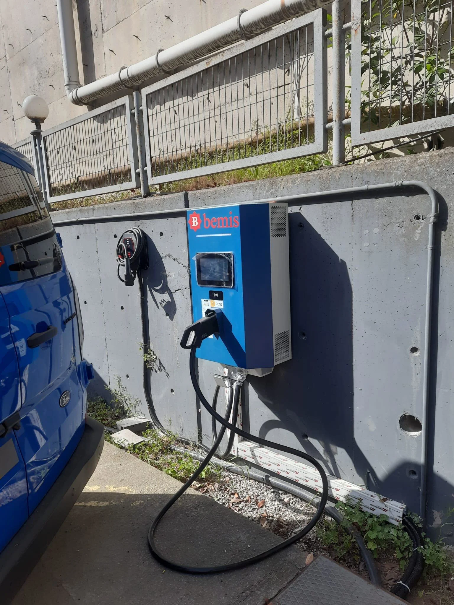 Bemis E-V Charge EV charging station reference project