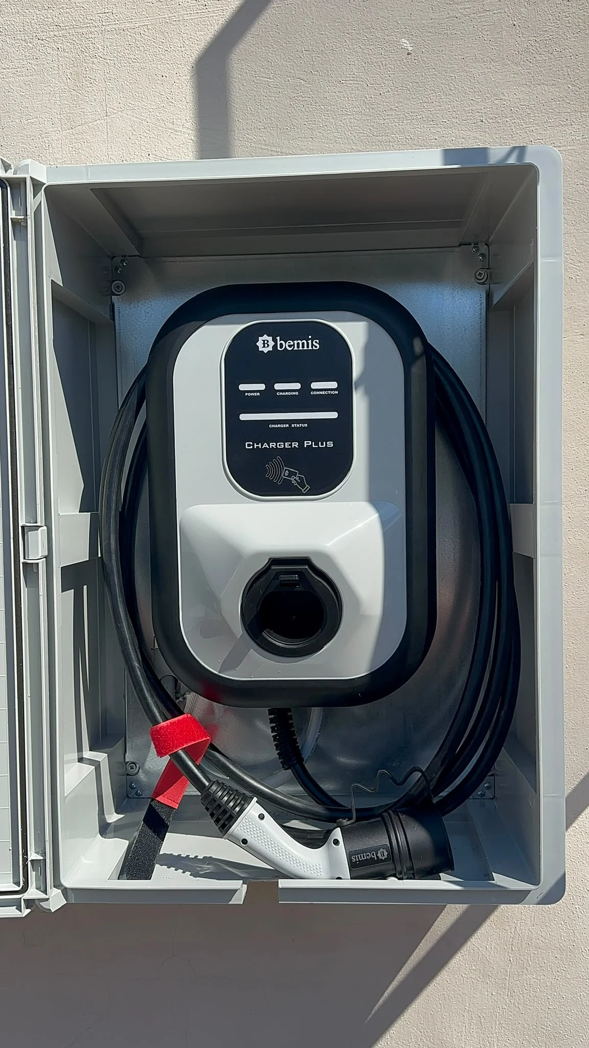 Bemis E-V Charge EV charging station reference project