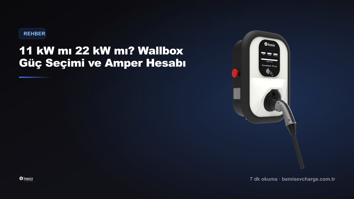 11 kW or 22 kW? Wallbox Power Selection and Amperage Calculation