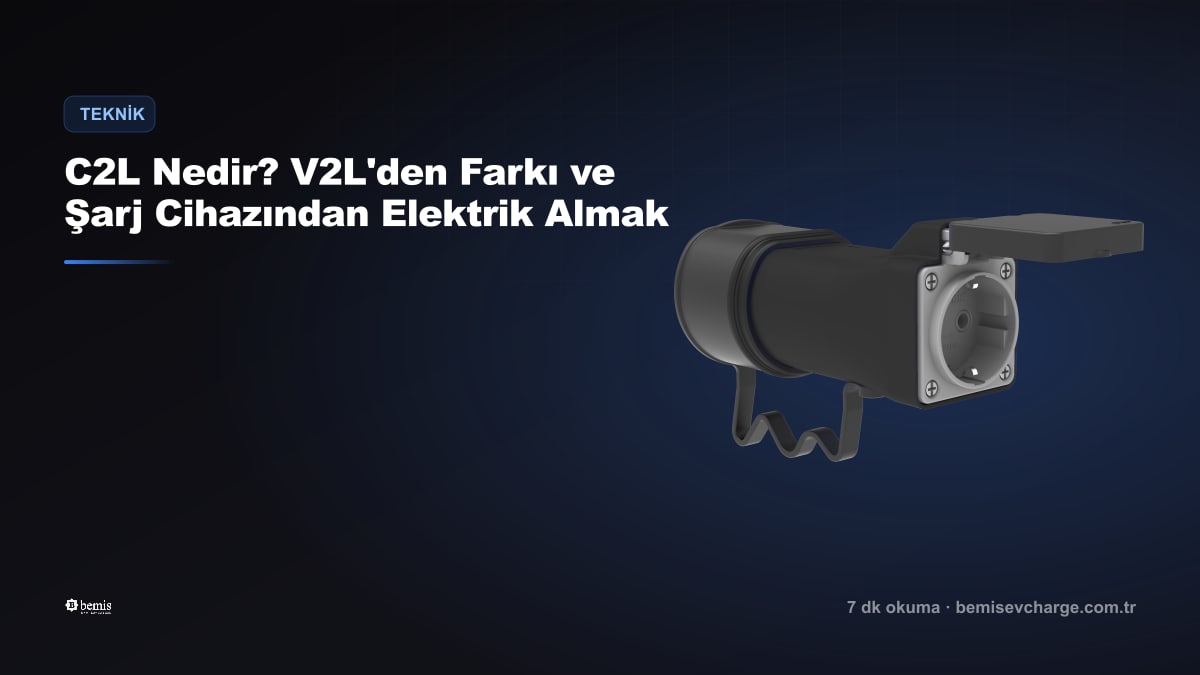 What Is C2L? The Difference from V2L and Taking Power from the Charger