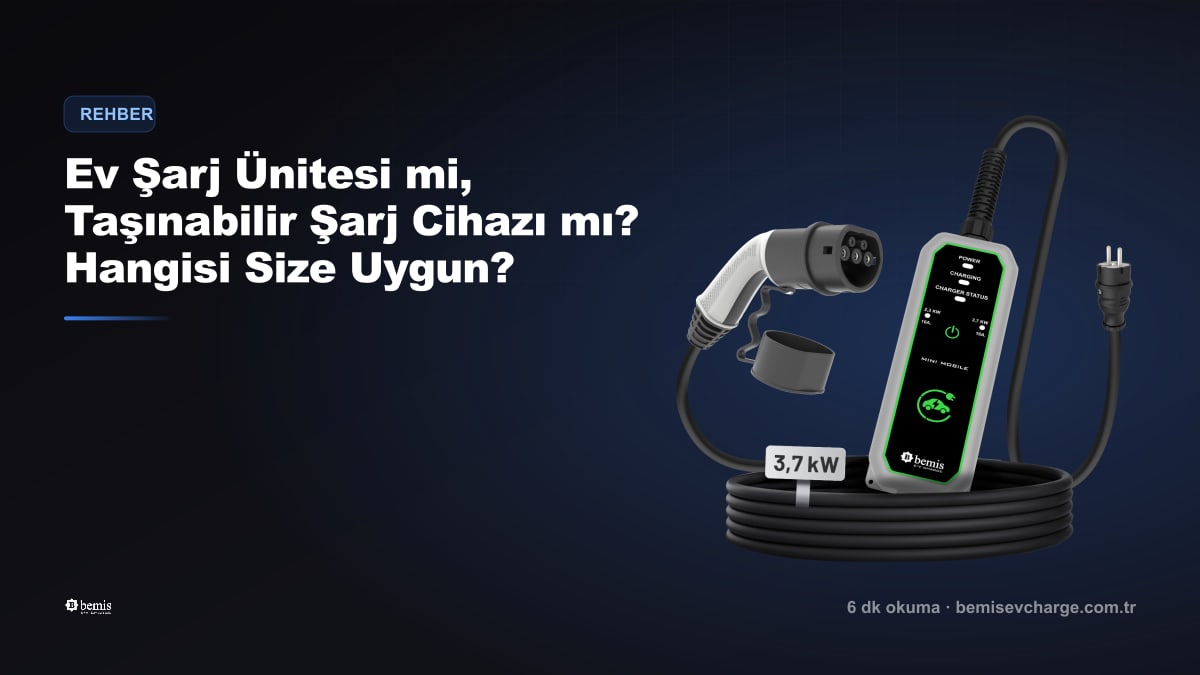 Home Charging Unit or Portable Charger? Which Is Right for You?